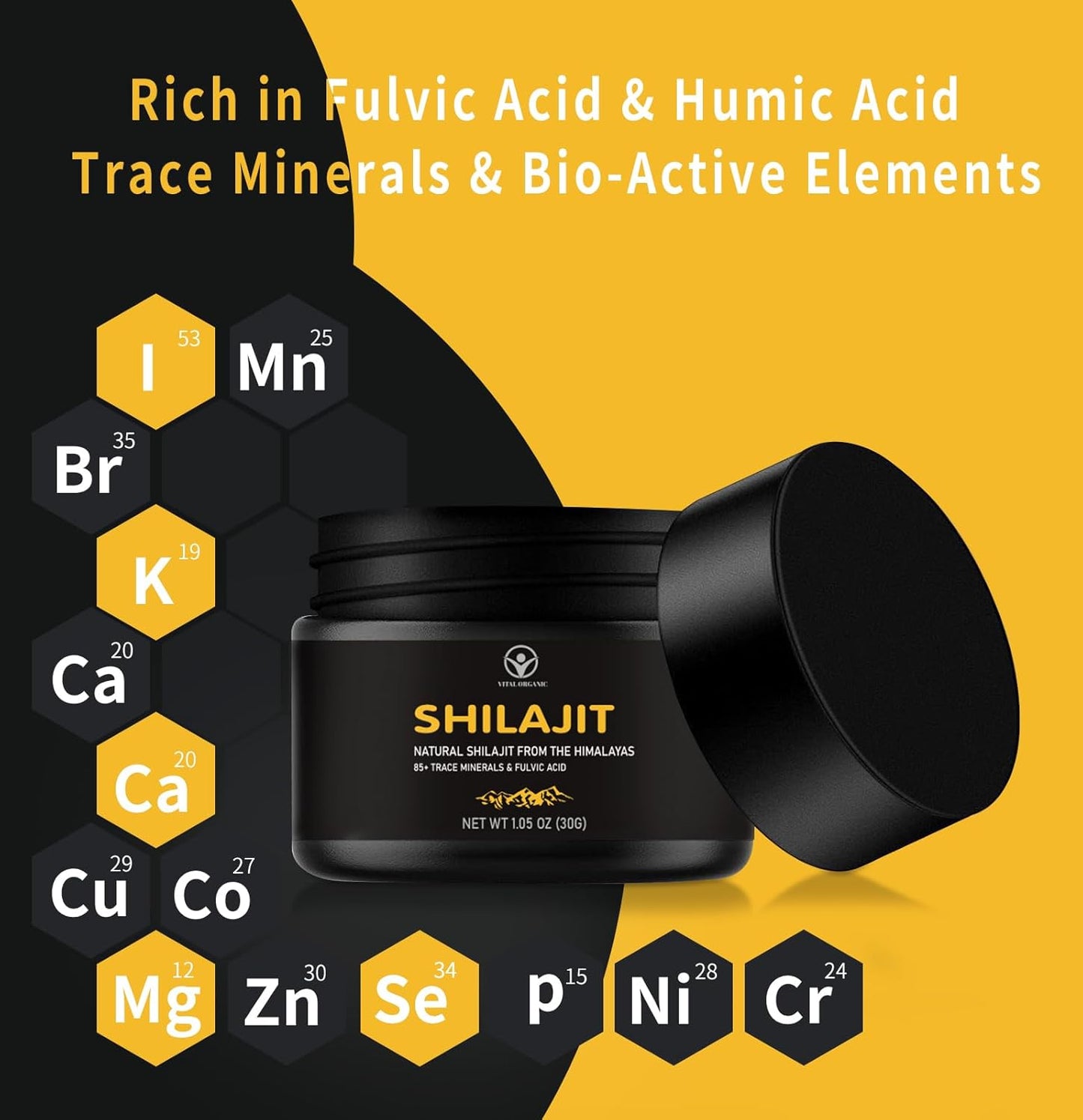 Pure Himalayan Organic Shilajit Resin